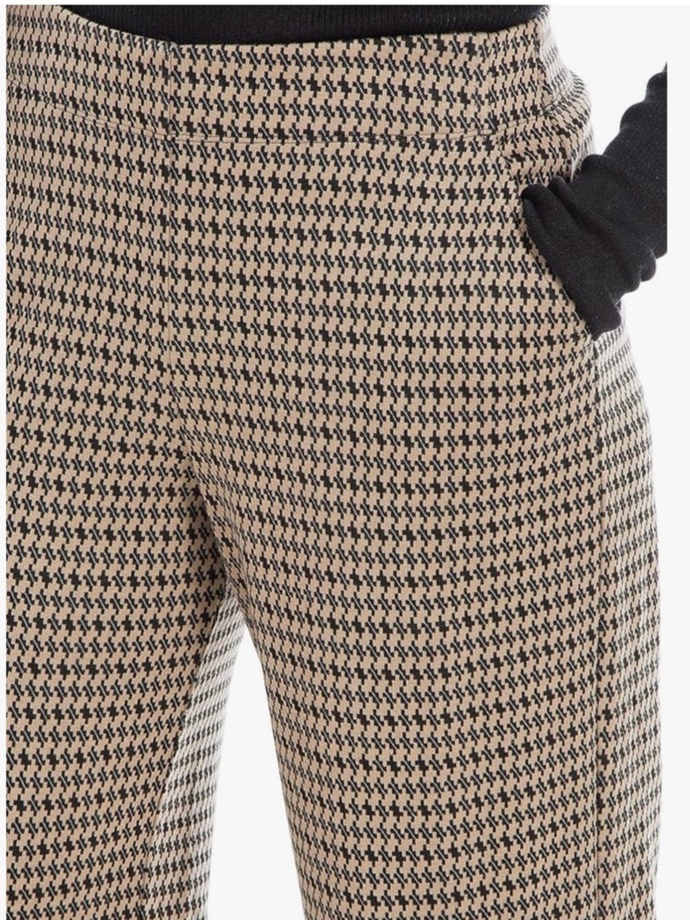 Max Studio Brown and White Pants